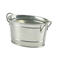 15.5cm Galvanised Serving Bucket